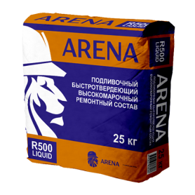 ARENA RepairMaster R500W (зимний) тиксотропный ремонтный состав для бетона, высокомарочный